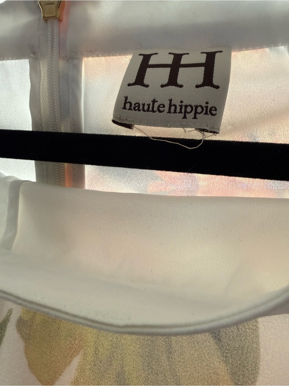 Haute Hippie Sheer Floral skirt - Picture 4 of 6